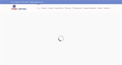 Desktop Screenshot of firstoptionme.com